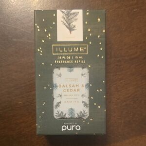 ILLUME- Pura- Balsam & Cedar Fragrance Refill - Green